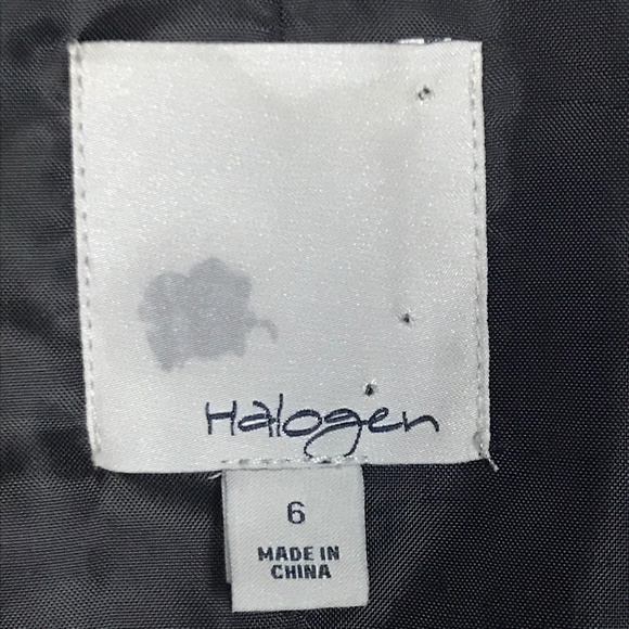 Halogen Black 3 Button Blazer Size 6 - Picture 5 of 5